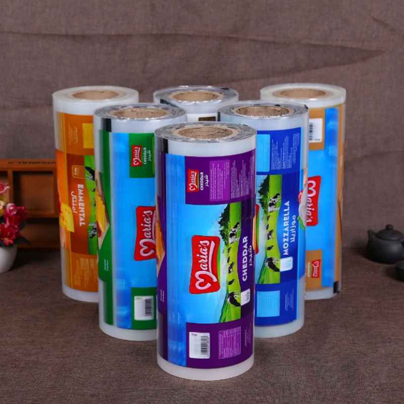 Matförpackning laminerad rullfilm / Anpassad tryckt plastvalsfilm / aluminiumfoliefilm för livsmedelsförpackning