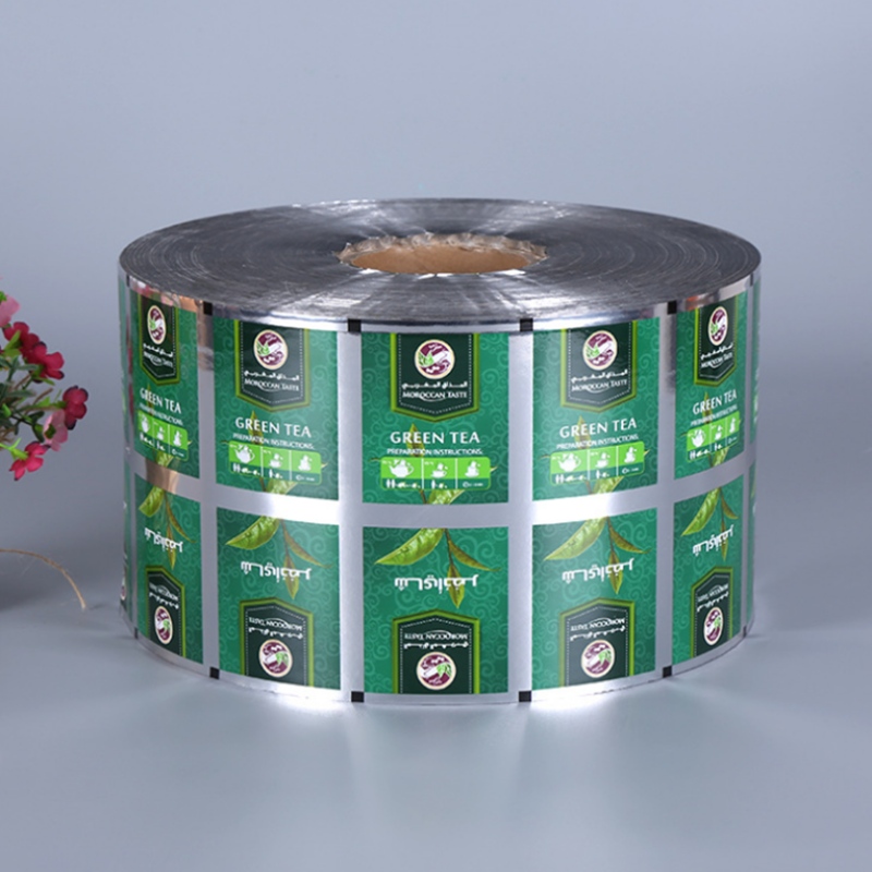 Matplast aluminiumfolie förpackningsfilmrulle för mjölkte kaffepåse