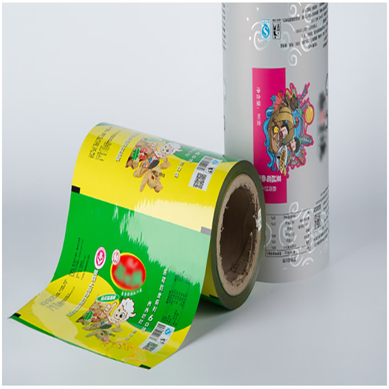 laminerat material husdjurs- / vmpet- / pe-schampoemballage plastrullfilm med anpassad logotypdesigntryck