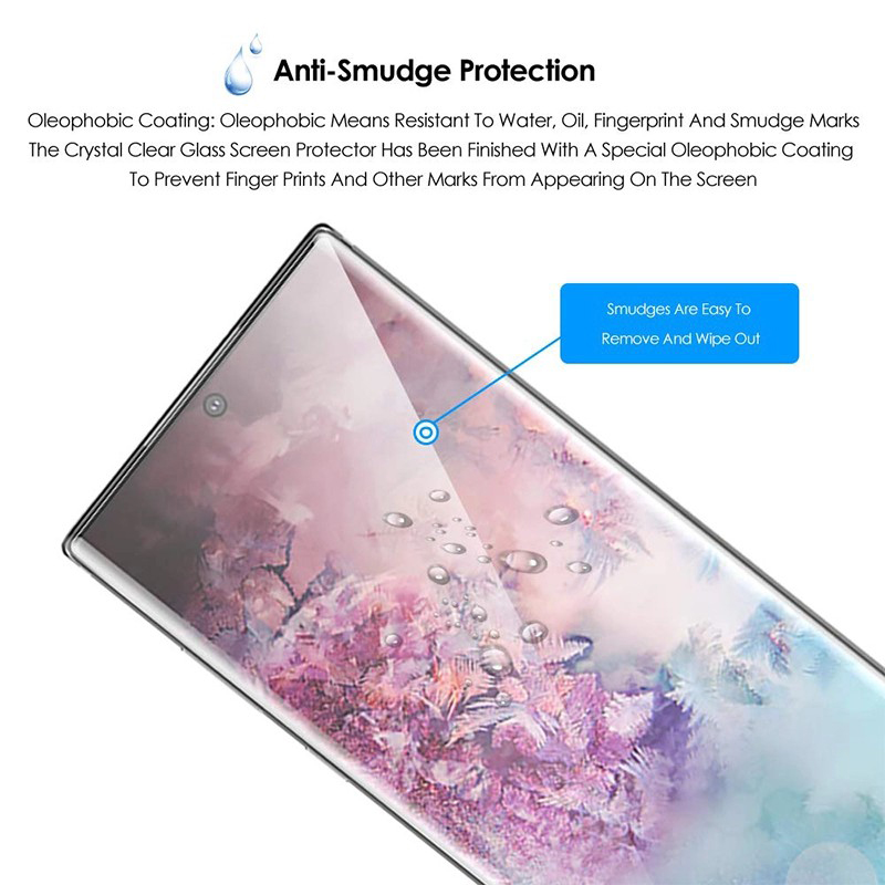 3D-skydd för härdat glas med härdat glas för SAMSUNG GALAXY S10, S10 +, S10E