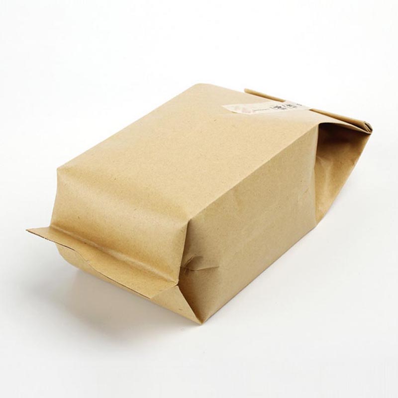 OEM-fabrikspris Högkvalitativ sidoknopp kaffe Tepåsar Kraftpapper Matförpackningspåsar