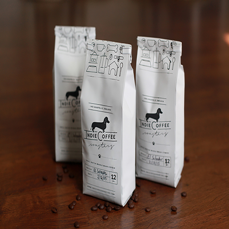Custom Size Printed Side Gusset Packaging 15 kg 10 kg 2 kg 2,5 kg 3 kg 5 kg kaffepåsar för kaffebönor