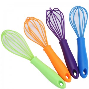 Silikonäggrörare högkvalitativt handhållet omrörare silikon anti-slip-handtag bakning kök verktyg