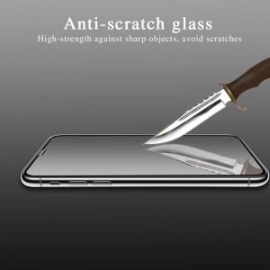 Spegelpläterat härdat glasskärm för Xs / Xr / Xs Max