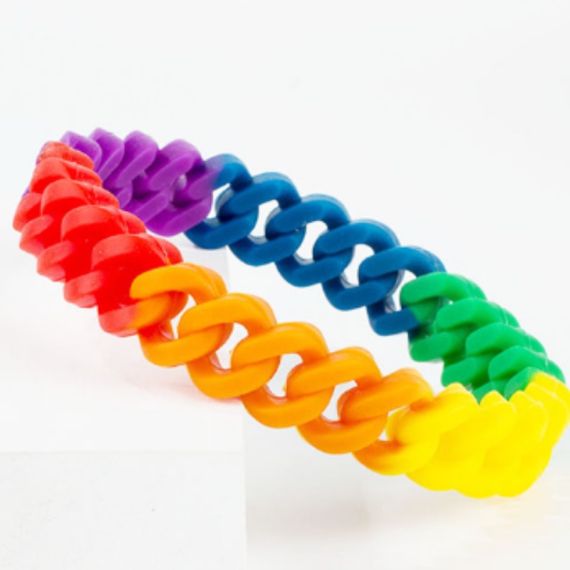 Silikonflätade armband