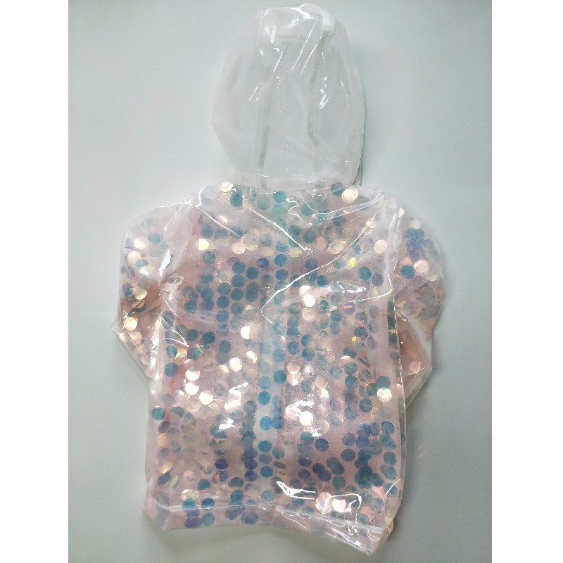 BARNS SEQUIN HOODED TPU JACKET RLCTJ0003N