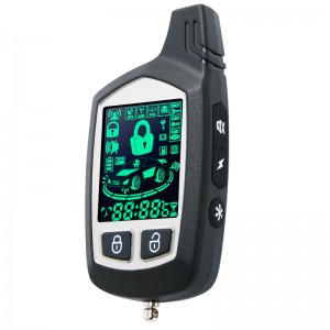 Tvåvägs LCD-fordonsbil larmkodtagare och fjärrkontroll utan nyckel