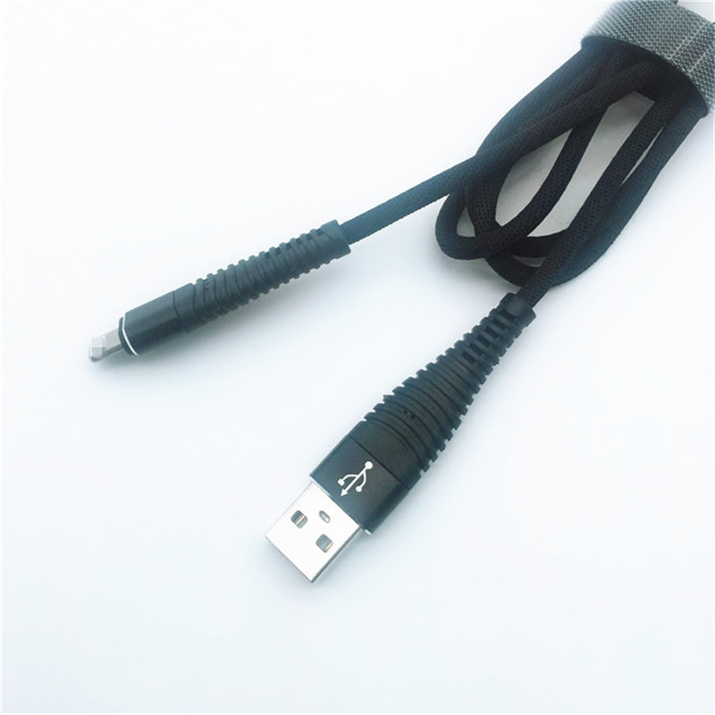 KPS-1003CB 8pin Ny design 1 M sjöjungfru 2A snabbladdning USB-datakabel för iphone