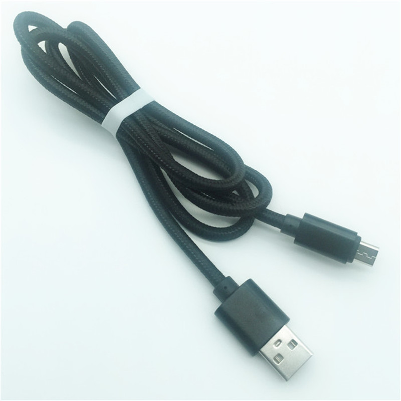 KPS-1005CB Micro 3ft OD4.5MM mikroflexig snabbladdare USB-kabel för Android-mobil