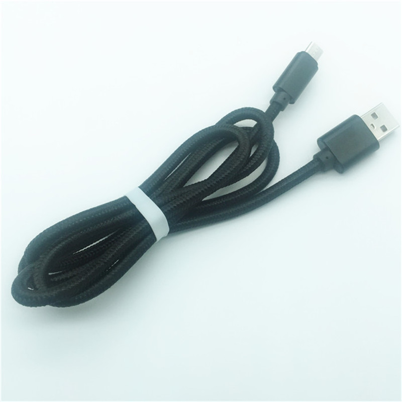 KPS-1005CB Micro 3ft OD4.5MM mikroflexig snabbladdare USB-kabel för Android-mobil
