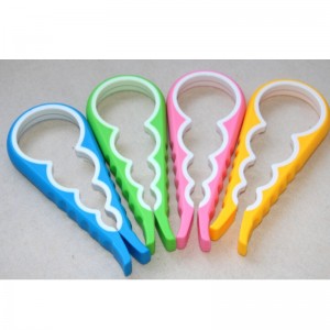 Silikon korkskruv multifunktionell fyra-i-ett-flasköppnare hushållssäkerhetsburk öppnare anti-slip och flasköppnare