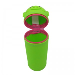 Candy-färgade silikon penna fall för söta brevpapper