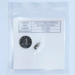 Mikroprecision smco liten magnet