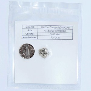 2019 anpassad mikromagnet för klockmotor