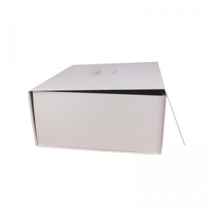 Anpassad lyxig bokformmagnet presentask för kosmetiska förpackningar