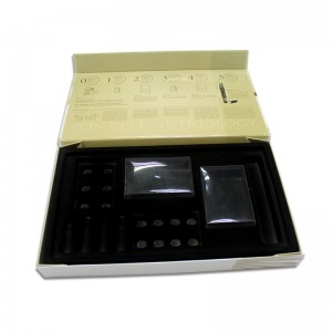 Anpassad boktyp presentförpackning för kosmetisk förpackning