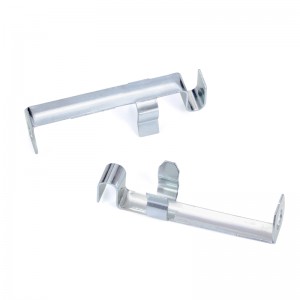 Stämpla delar rostfritt stål platta fjäderklämmor