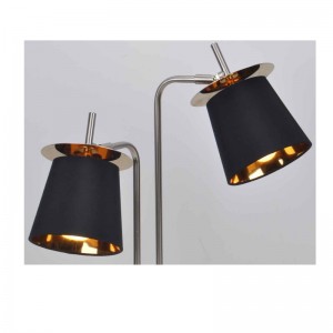 Bordslampa med tygskärm och dekorationsark