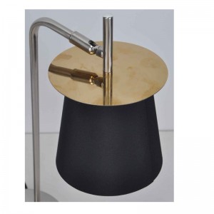 Bordslampa med tygskärm och dekorationsark