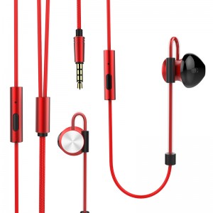 Magnetabsorbera stereoljudkvalitet HiFi trådbundna hörlurar