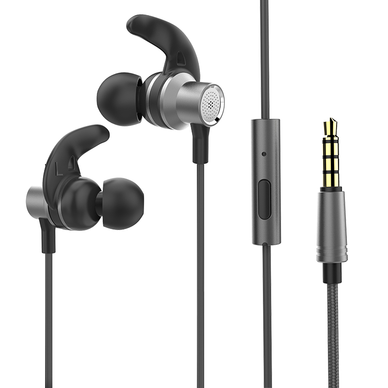 Bra djup bas stereoljudkvalitet i örat HiFi Wired Earbud
