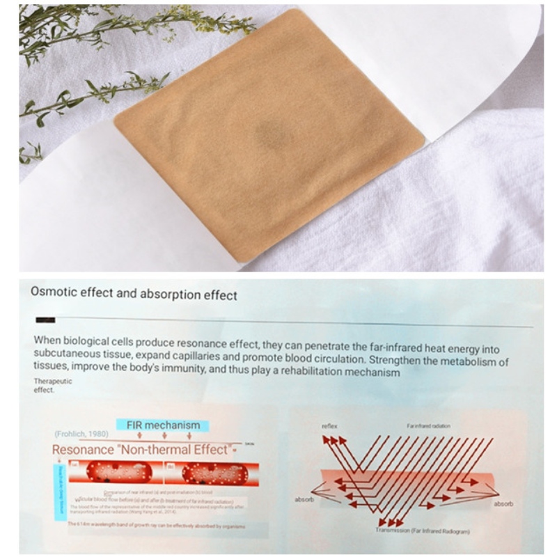 Varför har självuppvärmande smärtlindrande plåster god effekt?