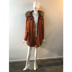 LADIES 'HOODED COAT RLWPC0045