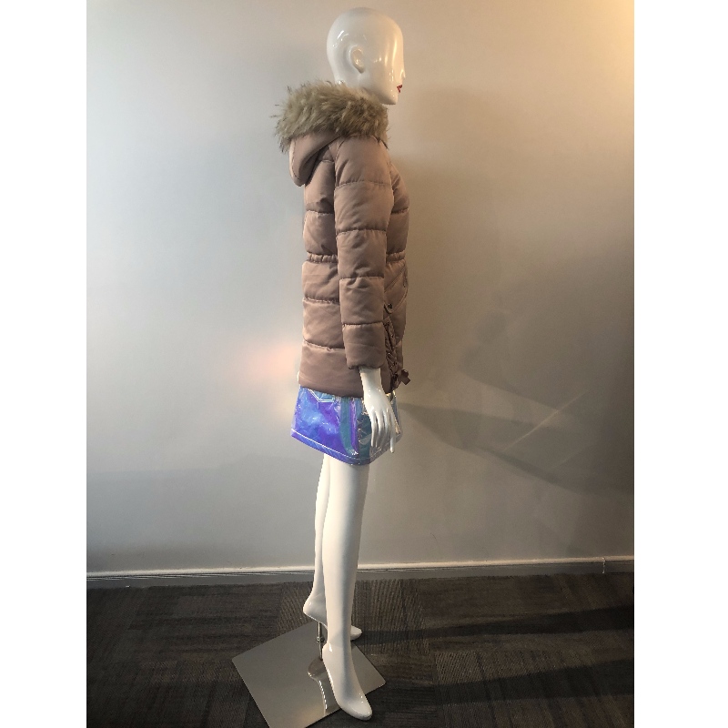 LADIES CHAMPAGNE PUFFER COAT RLWPC0067