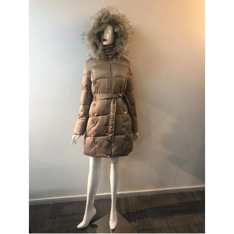 LADIES LONGLINE PUFFER COAT RLWPC0072