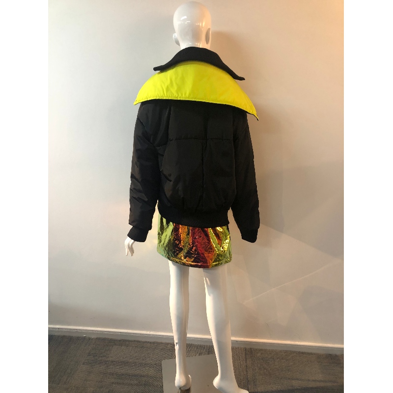 LADIES WIDE-COLLAR PUFFER COAT RLWPC0084