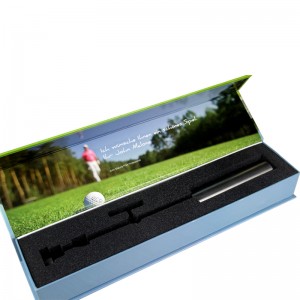 Bokformad presentförpackning minnesmärke skattmagnet fyrkantig presentask