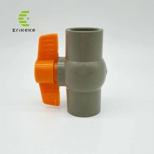 Högtrycksfjärilhandtaget PVC-kulventil