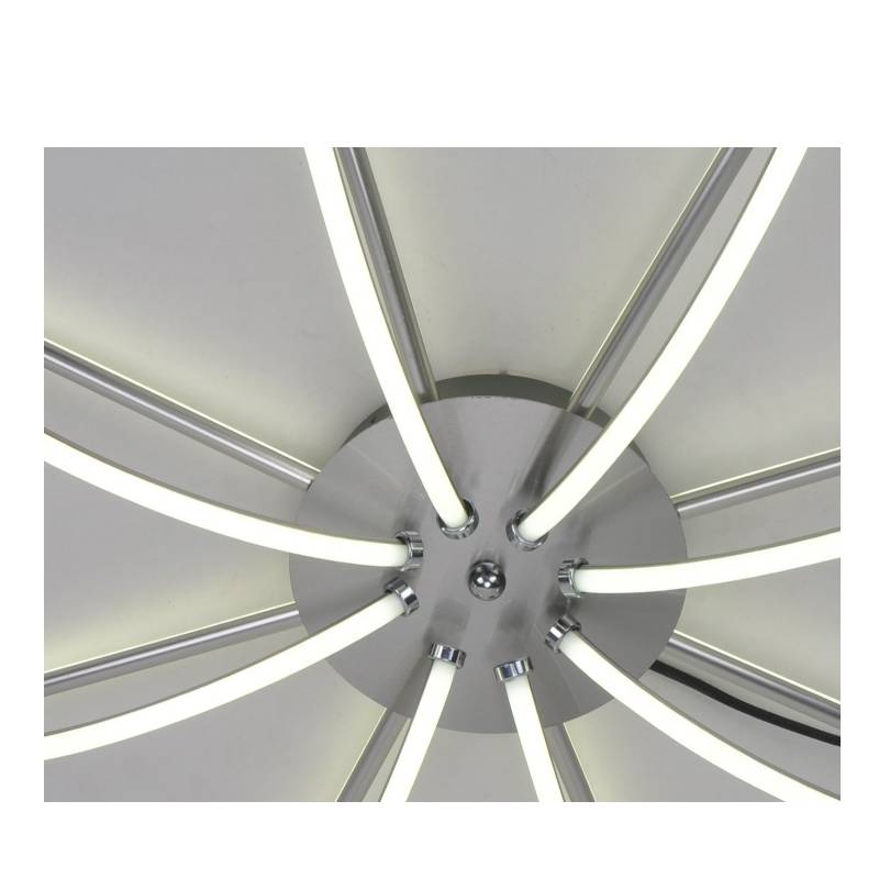 Modern LED-taklampa med aluminiumlist