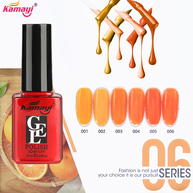 Kamayi Hot Sale Vegan Manikyr Färg Professionell Gel nagellack Set Kit Färger Privat etikett Organisk Uv Led Gel Gel nagellack