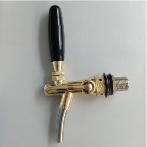 Justerbar flödeskontroll G5 / 8 skaft ölkran för bar