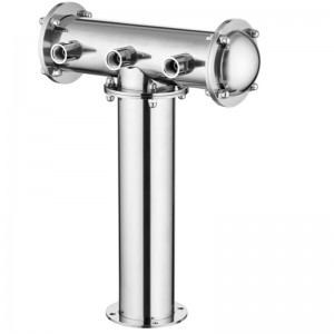 T-format öltorn med stinaless stål