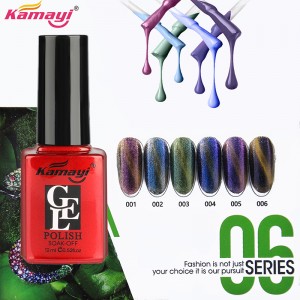 Kamayi kameleont kattöga säljer 96-färg professionell Uv gel nagellack 12 ml