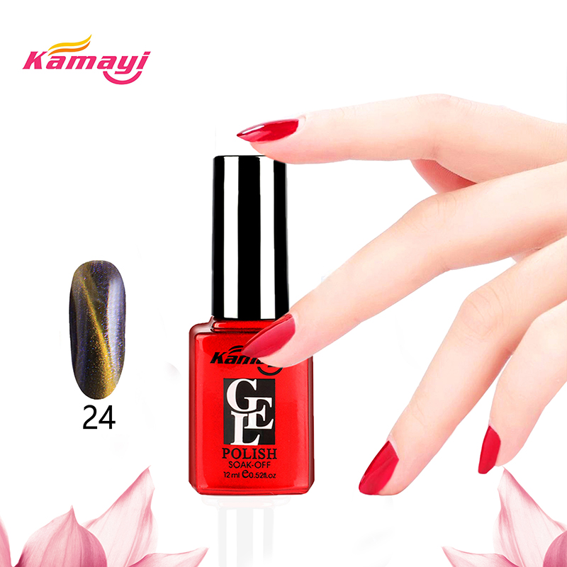 Kamayi kameleont kattöga säljer 96-färg professionell Uv gel nagellack 12 ml