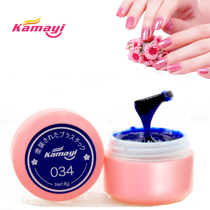 Kamai nya 48 färg nagellack gel UV UV gel blötlägg UV gel nagellack gel