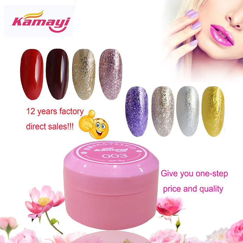 Kamai 2019 ny produkt 48 färg färg gel nagellack gel UV-gel suga UV gel nagellack gel