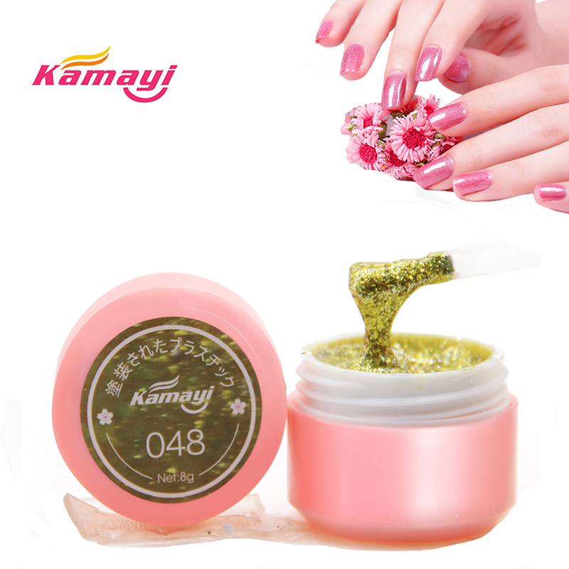 Kamai 2019 ny produkt 48 färg färg gel nagellack gel UV-gel suga UV gel nagellack gel