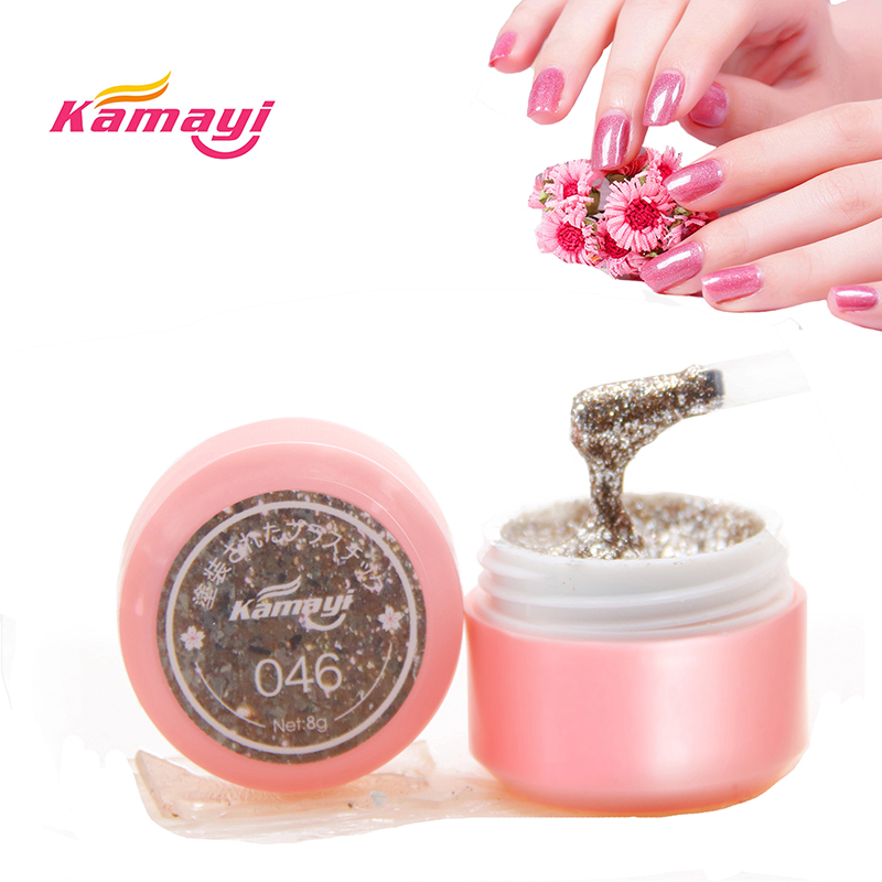 Kamai 2019 ny produkt 48 färg färg gel nagellack gel UV-gel suga UV gel nagellack gel