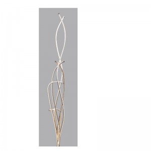 LED-golvlampa med aluminiumlist