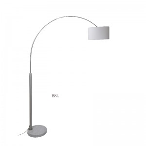 Pilbåglampa med marmorbund