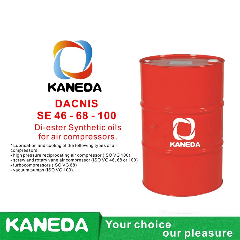 KANEDA DACNIS SE 46 - 68 - 100 Diesterester Syntetiska oljor för luftkompressorer.