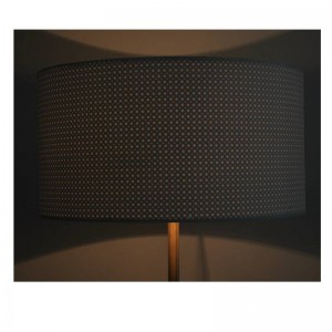 Modern golvlampa med tygskärm