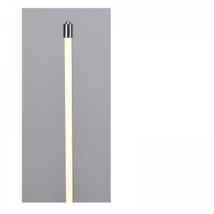 LED-golvlampa med på / av-brytare på lampans topp