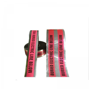 dddv Tillverkning varmförsäljande billig fiberoptisk kabel underjordisk detekterbar varningstejp med spårtråd