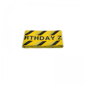 Hög kvalitet fabriken PE trafik konstruktion polis varning säkerhet försiktighet anpassad barrikad tejp