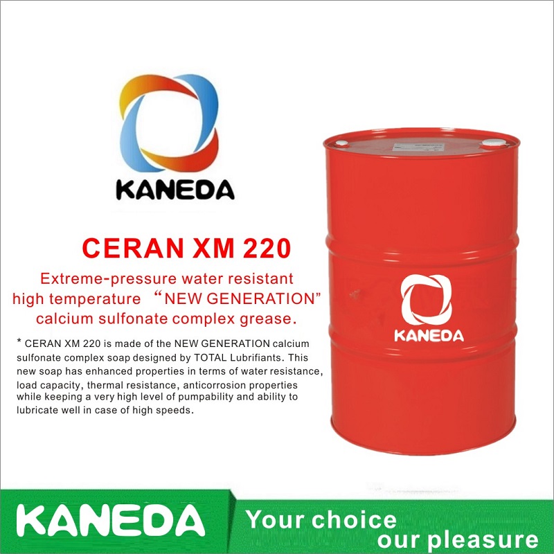 KANEDA CERAN XM 220 Extremt tryck vattenbeständig högtemperatur ”NY GENERATION” kalciumsulfonatkomplexfett.